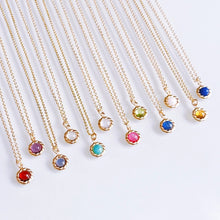 画像をギャラリービューアに読み込む, 【選べる誕生石】天然石フラワーネックレス|SAKURA jewelry(サクラジュエリー)