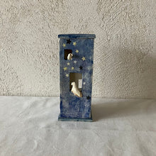 画像をギャラリービューアに読み込む, 猫と星の夜 アロマポット、デユフューザー、お香立て一点物(陶器)|とうげい hanaga(トウゲイ ハナガ)