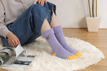 画像をギャラリービューアに読み込む, モコモコルームソックス サビ×パープル|maltamarie(マルタマリエ)