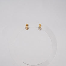 画像をギャラリービューアに読み込む, キラキラパヴェボールとツヤツヤゴールドボールのコンビピアス|BLANCHE NEIGE(ブランシュネージュ)