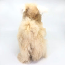 画像をギャラリービューアに読み込む, ベビーアルパカの天然皮革 シュナウザー ぬいぐるみ|ペルー職人手仕事・一点もの