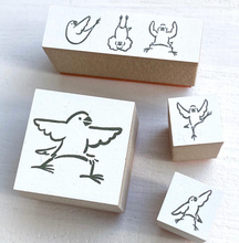 画像をギャラリービューアに読み込む, 「小鳥とヨガ」文鳥さんスタンプセット〈2〉|コトリヨガ