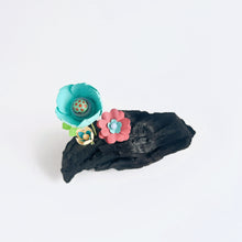 画像をギャラリービューアに読み込む, 炭オブジェ/エネルギーの花咲く|櫂の炭(カイノスミ)