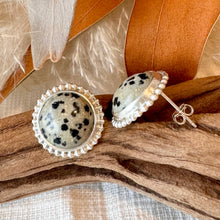 画像をギャラリービューアに読み込む, 金属アレルギー対応『お守りジュエリー』ダルメシアンジャスパー・ピアス / 錆びない素材|Hiwalani(ヒワラニ)