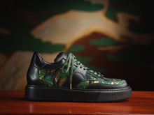 画像をギャラリービューアに読み込む, 西陣織×本革スニーカー 金襴若松文|KAVKIMONO(カブキモノ)