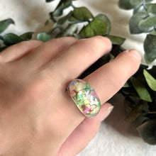 画像をギャラリービューアに読み込む, シェルモザイクリング|aono earcuff and design(アオノイヤーカフアンドデザイン)