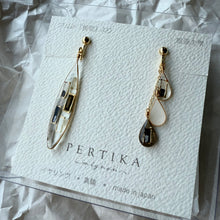 画像をギャラリービューアに読み込む, 絵画の雫|クリムト|接吻|ベートーヴェンフリーズ|ユディト|水蛇|ピアス|イヤリング|アシンメトリー|PERTIKAmignon(ペルチカミニョン)