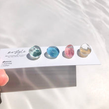 画像をギャラリービューアに読み込む, 水彩鉱石レジンピアス/イヤリングbehind White|mi-style(ミースタイル)