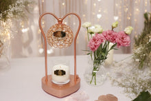 画像をギャラリービューアに読み込む, キャンドルウォーマーシャンデリアハート|MON AROME CHERI candle(モナロームシェリキャンドル)