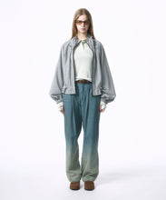 画像をギャラリービューアに読み込む, 【期間限定】ギンガム ギャザー ブルゾン|Nora Lily elle(ノラリリーエル)