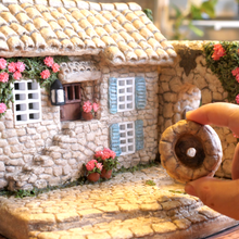 画像をギャラリービューアに読み込む, ソーラーライトのモルタルハウス・プロヴァンスの街並み(アーチ)|plants.garden.paradise(プランツガーデンパラダイス)