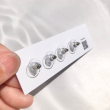 画像をギャラリービューアに読み込む, 水彩鉱石レジンピアス/イヤリングbehind Black|mi-style(ミースタイル)