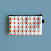 画像をギャラリービューアに読み込む, フラットポーチ Flat Pouch "Connected HEARTs” _ Japandi Modern|asugatic(アシュガティック)