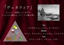 画像をギャラリービューアに読み込む, ヴェネツィア【香りの旅路】|薫り創作専門店Sokun(カオリソウサクセンモンテンソウクン)