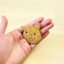 画像をギャラリービューアに読み込む, ブローチ ねこ H|ヨシウラチヒロ