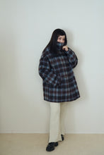 画像をギャラリービューアに読み込む, check mohair coat|Mistletoe(ミソルト)