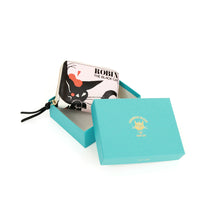 画像をギャラリービューアに読み込む, ペルケ perche×黒ねこ意匠 ROBIN / ジャバラカードウォレット|perche(ペルケ)
