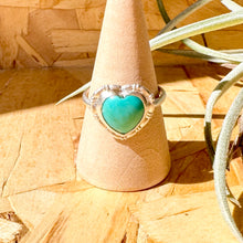 画像をギャラリービューアに読み込む, 金属アレルギー対応『12月の誕生石』ターコイズ・ハートリング / 錆びない素材|Hiwalani(ヒワラニ)