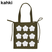 画像をギャラリービューアに読み込む, Rugby ball bag<Leather Flower motif>|Cherry on top(チェリーオントップ)