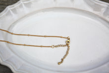 画像をギャラリービューアに読み込む, 「月の雫珠」国産あこや真珠バロックパール*サージカルステンレス・ネックレス「スタッドチェーン」|ツバメ舎(ツバメシャ)