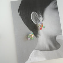 画像をギャラリービューアに読み込む, 氷柱モザイクピアス|hanmmmo(ハンモ)