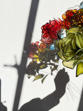 画像をギャラリービューアに読み込む, カラフルローズ|wire art Niko(ワイヤーアートニコ)
