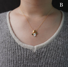 画像をギャラリービューアに読み込む, Three Top Necklace / 14KGF chain|soiesoie(ソワソワ)