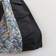 画像をギャラリービューアに読み込む, オーガンジーが可愛い手持ちタイプのアシメフリルバッグ|takutomo(タクトモ)