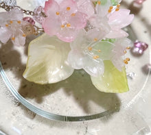 画像をギャラリービューアに読み込む, 磨り硝子風桜と金沢金箔の簪|ハピネスウェーブ