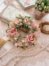 画像をギャラリービューアに読み込む, ベビーピンクのフラワーリース|flowers luciole(フラワーズ ルシオール)