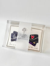 画像をギャラリービューアに読み込む, LOVE LOVE LOVE フランス刺繍 リボンバレッタ|SUNNY RIBBON(サニーリボン)