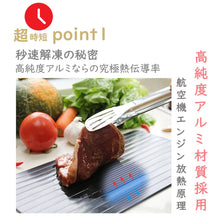 画像をギャラリービューアに読み込む, Cesa Beams 最新モデル 3mm 解凍プレート 急速解凍 冷凍食品対応 業務用 家庭用 粗熱|Cesa Beams(セサビームス)