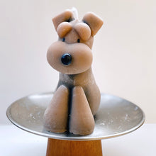 画像をギャラリービューアに読み込む, おりこうな犬のキャンドル【シュナウザー】Brown|Studiok.k(スタジオケーケー)