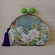 画像をギャラリービューアに読み込む, あめ玉がま口ポーチ キミドリ|PlusDot+.(プラスドット)