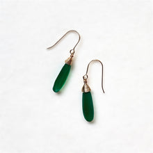 画像をギャラリービューアに読み込む, 天然石縦長しずくピアス|beads room mimo(ビーズルームミモ)