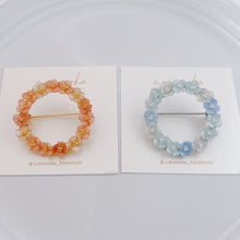 画像をギャラリービューアに読み込む, フラワーブローチ|brooch|c.momoka(シーモモカ)