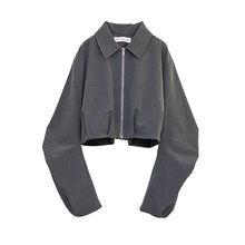画像をギャラリービューアに読み込む, タック エッグシルエット ブルゾン|Nora Lily elle(ノラリリーエル)