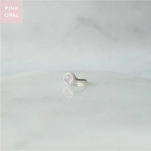 画像をギャラリービューアに読み込む, ピンクオパール・シルバー925ハギーピアス|SMUK(スムーク)