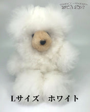 画像をギャラリービューアに読み込む, ベビーアルパカの天然皮革 テディベアぬいぐるみ ペルー職人手仕事・一点もの|RUNA SHOP(ルナショップ)
