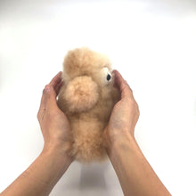 画像をギャラリービューアに読み込む, ぬいぐるみ テディベア ベビーアルパカ100% ペルー職人手仕立て 一点もの(ベージュ)|RUNA SHOP(ルナショップ)