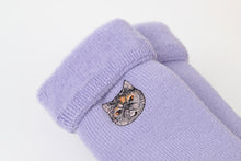 画像をギャラリービューアに読み込む, モコモコルームソックス サビ×パープル|maltamarie(マルタマリエ)