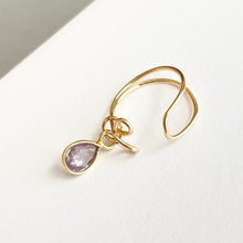 画像をギャラリービューアに読み込む, ピンクアメジストのイヤーカフ|Na Lumière (ナ ルミエール)
