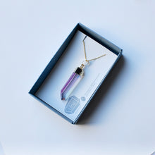 画像をギャラリービューアに読み込む, あの日の|オーロラ水晶ネックレス|Une(ウーネ)