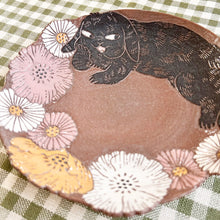 画像をギャラリービューアに読み込む, プレート くろうさぎリース A|ヨシウラチヒロ