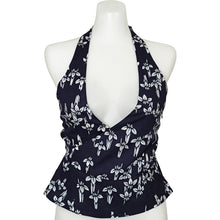 画像をギャラリービューアに読み込む, Halter Top – Navy Floral|SAI Japan Vintage(サイジャパンヴィンテージ)