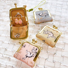 画像をギャラリービューアに読み込む, ジュエリーケース 金襴 ミニがま口 和柄ストラップ付|六屋(ムツヤ)