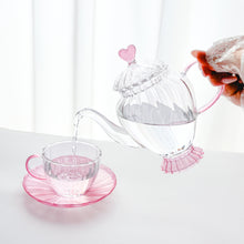 画像をギャラリービューアに読み込む, 桜ハートティーセット(耐熱ガラス)|Blanche Neige By ちょこにゃん(ブランシュネージュバイチョコニャン)