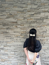 画像をギャラリービューアに読み込む, シンプルステッチ リボンバレッタ|SUNNY RIBBON(サニーリボン)