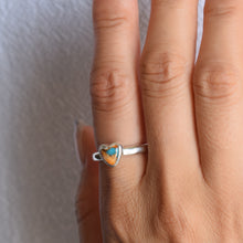画像をギャラリービューアに読み込む, Orange copper heart turquoise ring 13.5号|MARIA JEWELRY(マリアジュエリー)