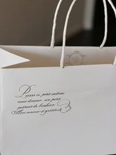 画像をギャラリービューアに読み込む, オリジナル紙袋 白 |Le Chocolat Ally (ルショコラアリー)